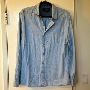 Light Blue Denim Button-Up